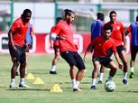 التدريب في مجموعة واحدة.. تقسمية بطول الملعب لكل لاعبي الأهلي