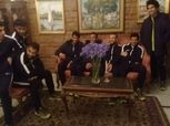 بعثة الزمالك تلتقط صورة تذكارية مع سفير مصر في اثيوبيا