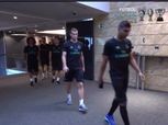 بالصور| ريال مدريد يجري مرانا خفيفا في فندق "خوان كارلوس" ببرشلونة