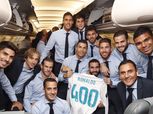 لاعبو «ريال مدريد» يحتفلون بوصول رونالدو لمباراته الـ400