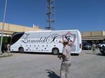 وصول الزمالك لملعب بترو سبورت