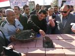 بالصور| أشرف صبحي يتفقد مركز شباب قصر رشوان وطامية
