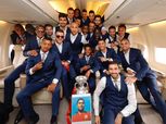 بالصور| أبطال "اليورو" يصلون مطار لشبونة