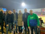 كهربا يؤازر الأهلي أمام بلاتينيوم من مقصورة ستاد السلام