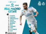 رونالدو يقود هجوم ريال مدريد أمام خيتافي