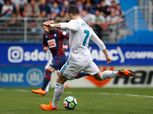 ثنائية «رونالدو» تقود ريال مدريد لفوز صعب على إيبار بالدوري الإسباني
