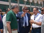 وزير الرياضة ومحافظ الإسكندرية يتفقدان إنشاء حمام السباحة الأوليمبي بنادى الاتحاد