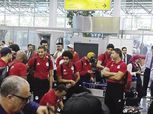 حراسة مشددة على بعثة المنتخب فى مطار القاهرة