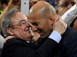 رئيس ريال مدريد يجدد الثقة في زيدان قبل مواجهة برشلونة في الكلاسيكو