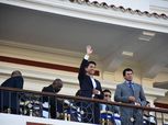 رئيس مدغشقر يرقص مع مشجعي بلاده بعد التأهل لربع نهائي أمم أفريقيا