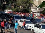 بالصور| ازدحام جماهيري في محيط النادي الاهلي بالجزيرة