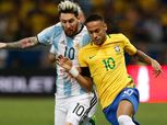 اشتباك بين نيمار ومونتيل لاعب الأرجنتين