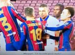 تقارير إسبانية: مبابي هدد جوردي ألبا بالقتل خلال مباراة برشلونة وباريس