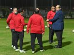«مصيلحي» يؤازر الجهاز الفني ولاعبي الاتحاد قبل مواجهة الأهلي