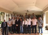 بالصور| بعثتي "يد" الأهلي والزمالك على مائدة السفير المصري ببوركينا فاسو