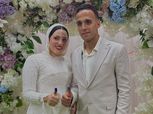 ناصر منسي مهاجم الزمالك ينشر صورا من عقد قرانه