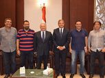 بالصور| وزير الرياضة يبحث مع أبو ريدة ترتيبات مباراة مصر والكونغو
