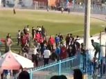 بالصور| اشتباكات عنيفة بين جولدي والبنك الأهلي في مباراة الصعود للترقي