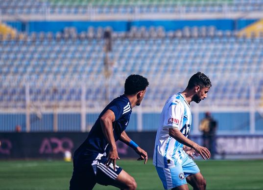 لقطات من مباراة بيراميدز وإنبي في مجموعة تحديد بطل الدوري