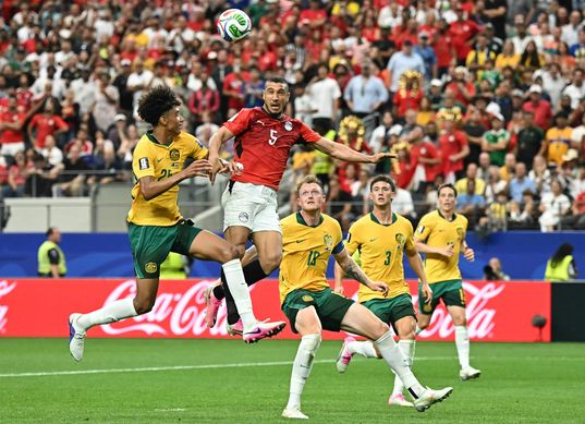 لقطات من مباراة مصر وأستراليا في كأس العالم