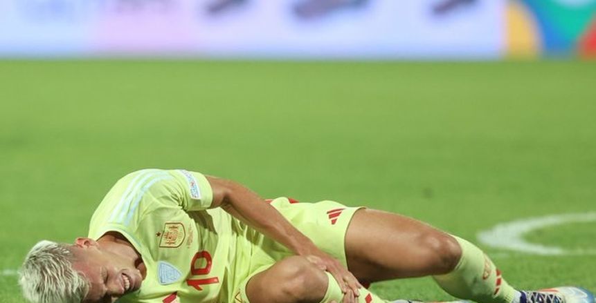 فحص طبي جديد لنجم برشلونة لتحديد موقفه من مباراة سويسرا