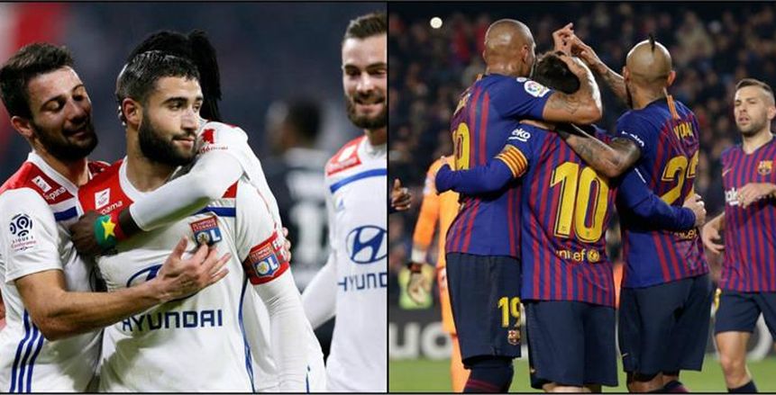 بث مباشر لمباراة ليون وبرشلونة اليوم الثلاثاء 19/2/2019