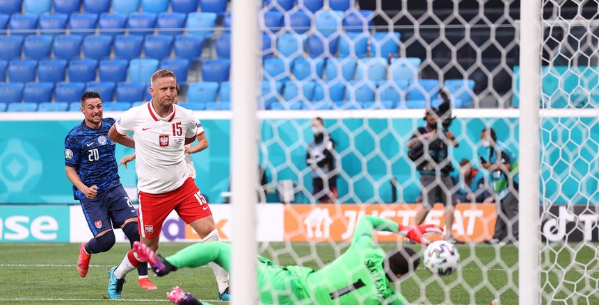 سلوفاكيا تتقدم على بولندا بهدف نظيف في الشوط الأول «فيديو»