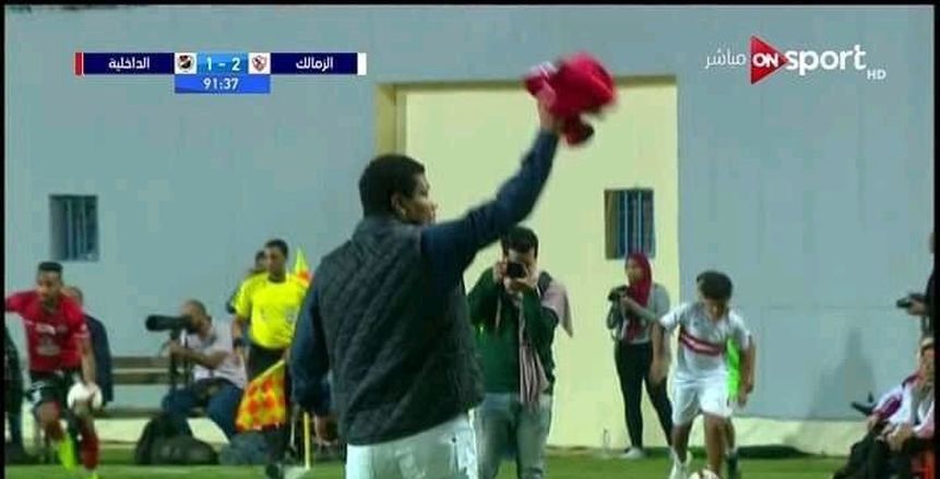 تقرير حكم مباراة الزمالك والداخلية يدين «عبدالعال»