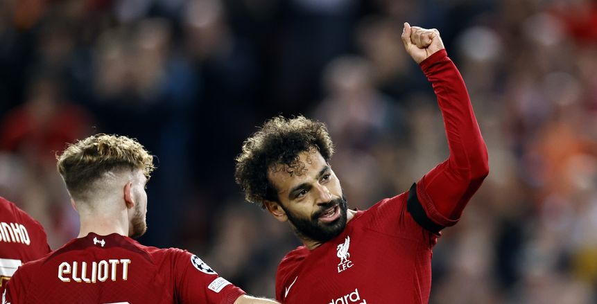 محمد صلاح يسجل الهدف الأول لليفربول في أياكس أمستردام