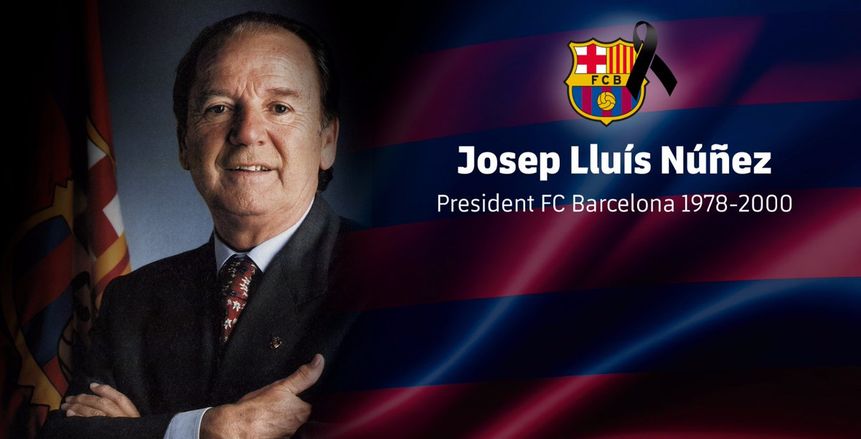وفاة الرئيس التاريخي لـ «برشلونة» عن عمر يناهز 87 عامًا