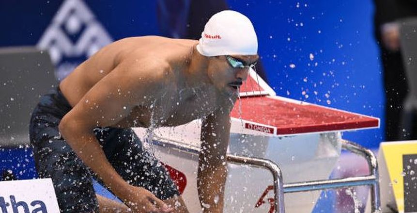عبدالرحمن سامح يتأهل لنهائي كأس العالم للسباحة في سباق «50 متر فراشة»