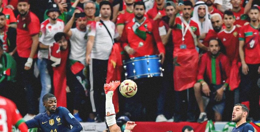 القائم الأيمن يحرم المغرب من هدف خرافي أمام فرنسا بنصف نهائي المونديال