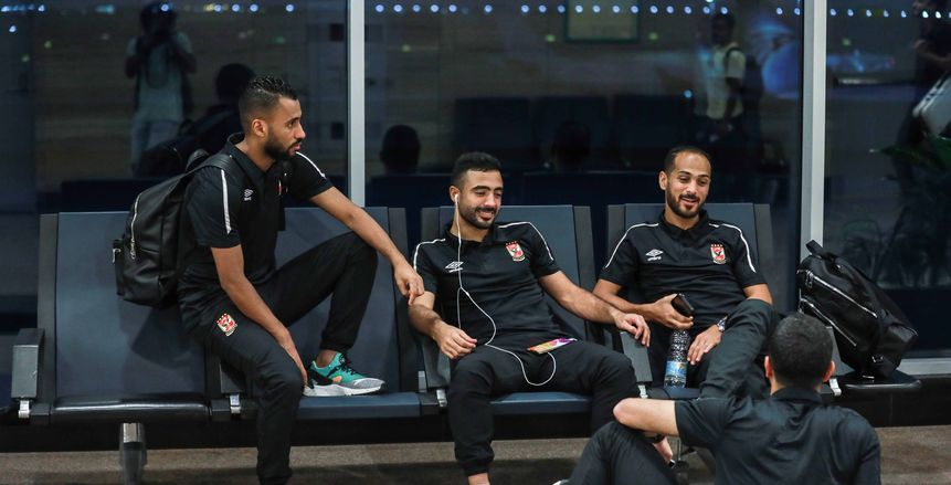 بالصور| الأهلي يصل أسوان لمواجهة ممثل الصعيد بالدوري