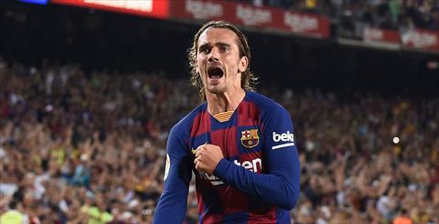 جريزمان يكشف عن شعوره بعد هدفه الأول مع برشلونة.. وتقليده لميسي وليبرون جيمس