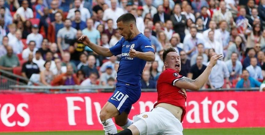 الشوط الأول| بالفيديو.. تشيلسي يتقدم على مانشستر يونايتد بنهائي كأس الاتحاد