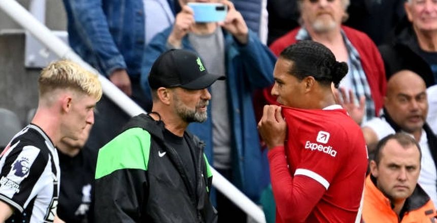 فان دايك يشعل أزمة جديدة في ليفربول بعد رحيل يورجن كلوب