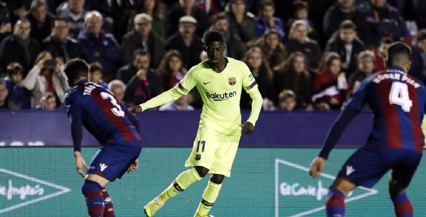 «ميسي» يقود تشكيل برشلونة لمواجهة ليفانتي بـ«كأس ملك إسبانيا»
