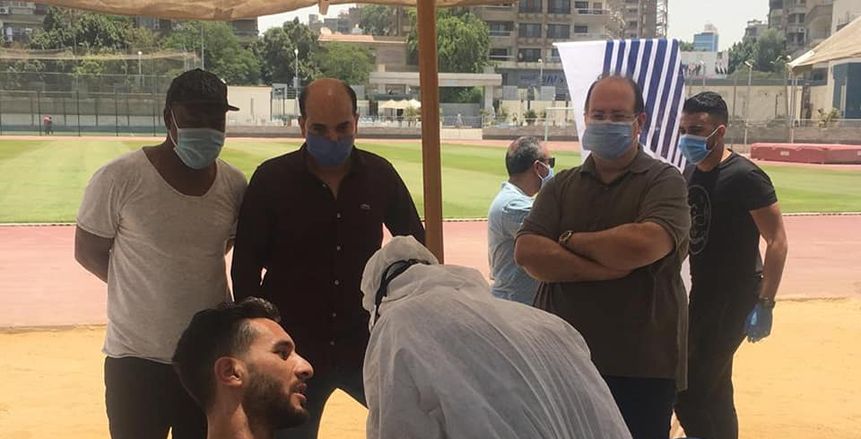 لاعبو أسوان يجرون المسحة الثانية لفيروس كورونا