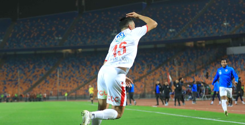مصطفى محمد يهدر هدفا محققا أمام المصري (فيديو)