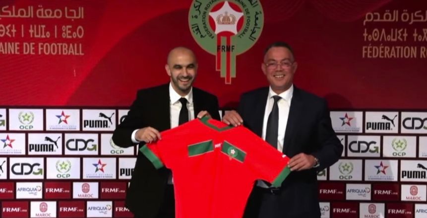 الاتحاد المغربي يعلن تعيين وليد الركراكي مدربا للمنتخب الأول حتى 2026