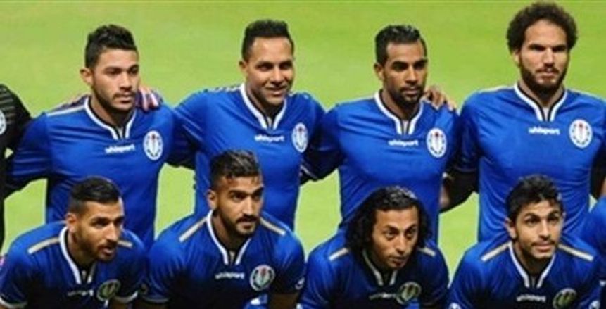 سموحة يتقدم على الداخلية بهدف حسام حسن في الشوط الأول