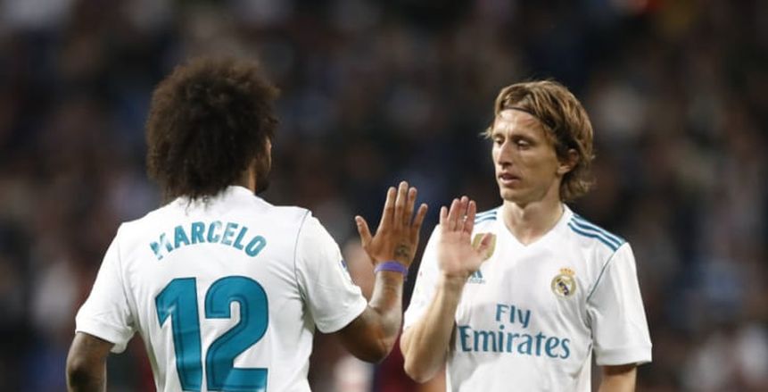 ريال مدريد يعلن إصابة لوكا مودريتش ومارسيلو بفيروس كورونا