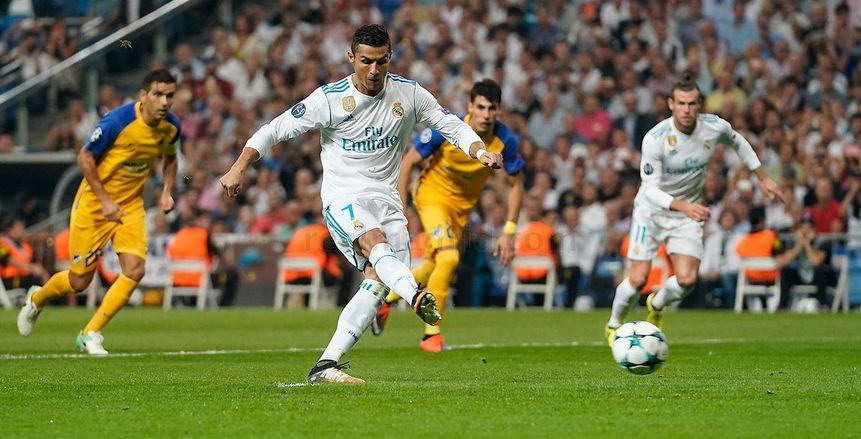 رونالدو أكثر لاعب تسجيلاً لركلات الجزاء في تاريخ دوري الأبطال