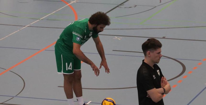 المحترف المصري عمر محمد يتألق في الدوري الألماني لكرة الطائرة