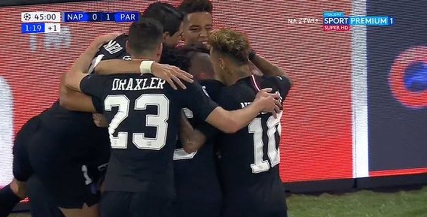 بالفيديو| «بيرنات» يتقدم لـ «سان جيرمان» بهدف نظيف أمام نابولي في الشوط الأول