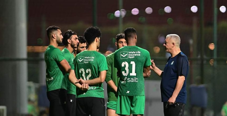 دروس خصوصية لمدافعي الاتحاد السكندري بإشراف محمد عمر قبل لقاء الدراويش