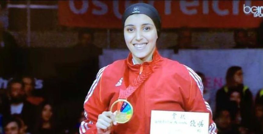 جيانا فاروق بعد قرار ضم لعبة الكاراتيه إلي الأولمبياد: أعدكم بميدالية في طوكيو 2020