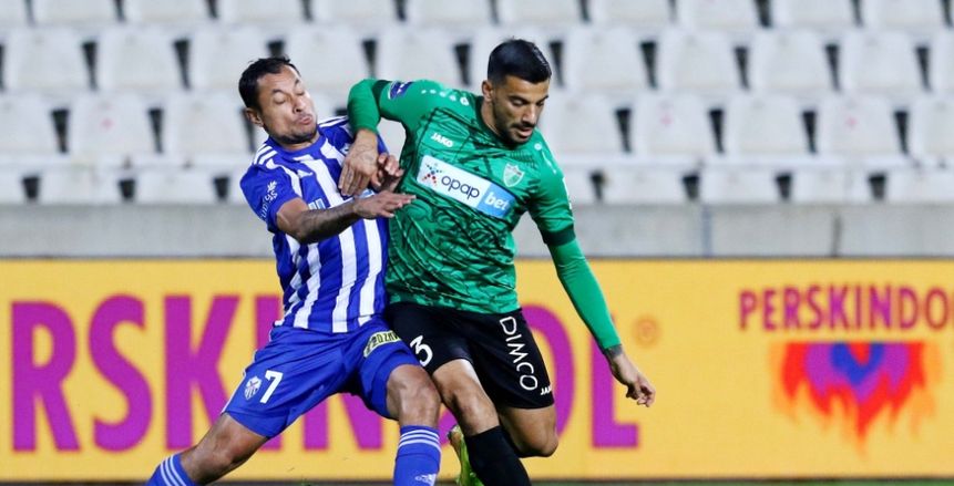 عمرو وردة يسجل هدفا في خسارة أنورثوسيس أمام نيقوسيا بالدوري القبرصي