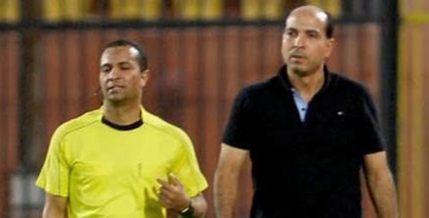 طرد أحمد كشري في مباراة الإنتاج والاتحاد