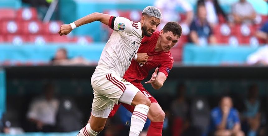 الدنمارك تتقدم على بلجيكا بالشوط الأول.. ثاني أسرع هدف في تاريخ اليورو